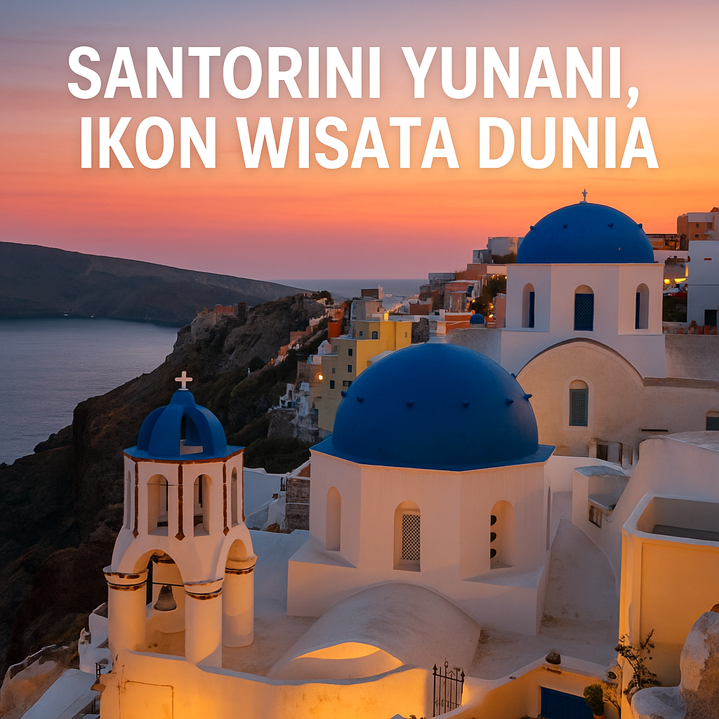 Santorini Yunani, Ikon Wisata Romantis Dunia